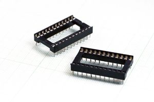 سوکت آی سی SKT IC 24PIN WIDE / TAIWAN