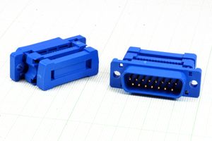 دی کانکتور D15PIN CRIMP IDC TYPE T MALE PLASTIC CASE / TAIWAN