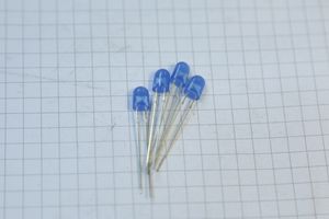 ال ای دی 5 میل آبی خودرنگ  LED 5MIL DIFFUSED BLUE