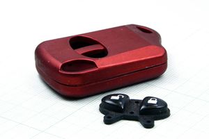 ریموت  REMOTE PLASTIC CASE  2KEYS RED