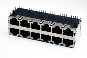 سوکت SKT RJ45 8PIN 12 BOX FEMALE R/A