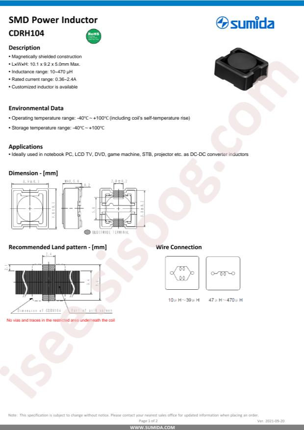 CDRH104NP-330MC