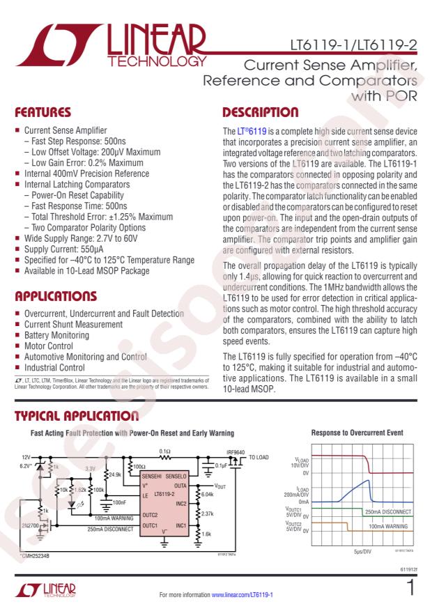 LT6119IMS-2#PBF