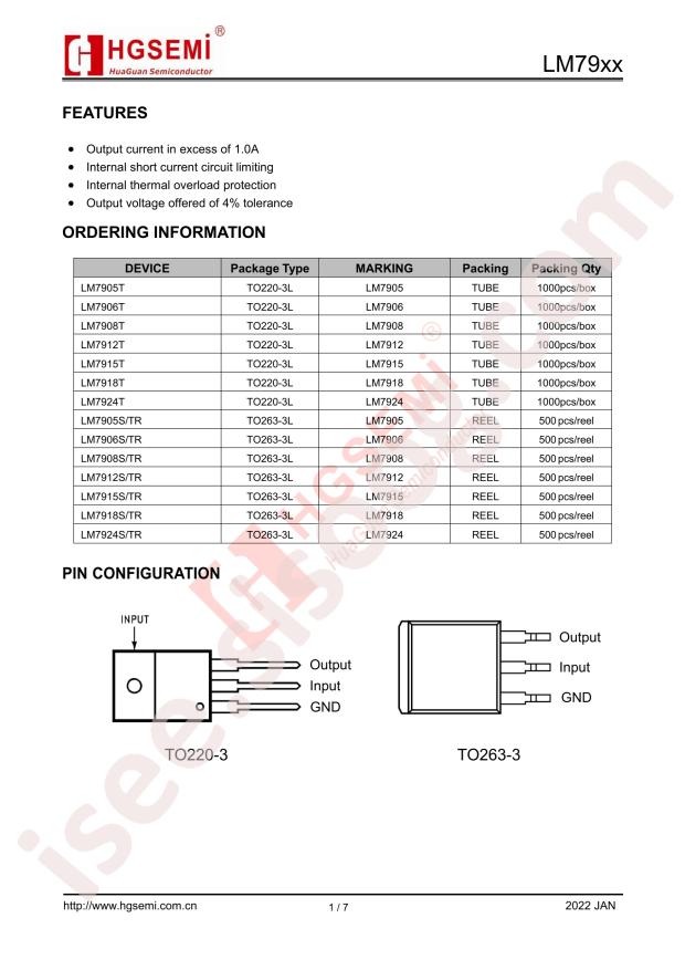 LM7915S/TR