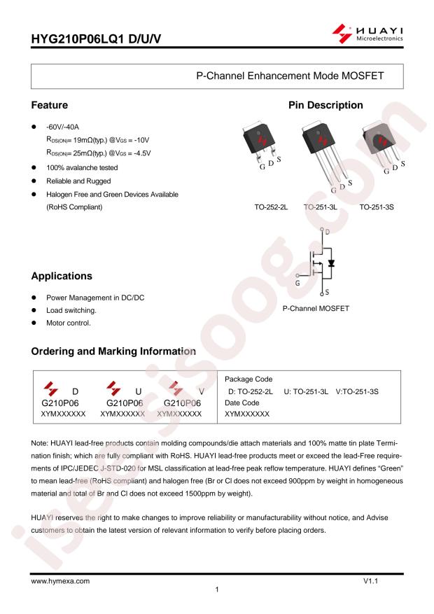 HYG210P06LQ1D