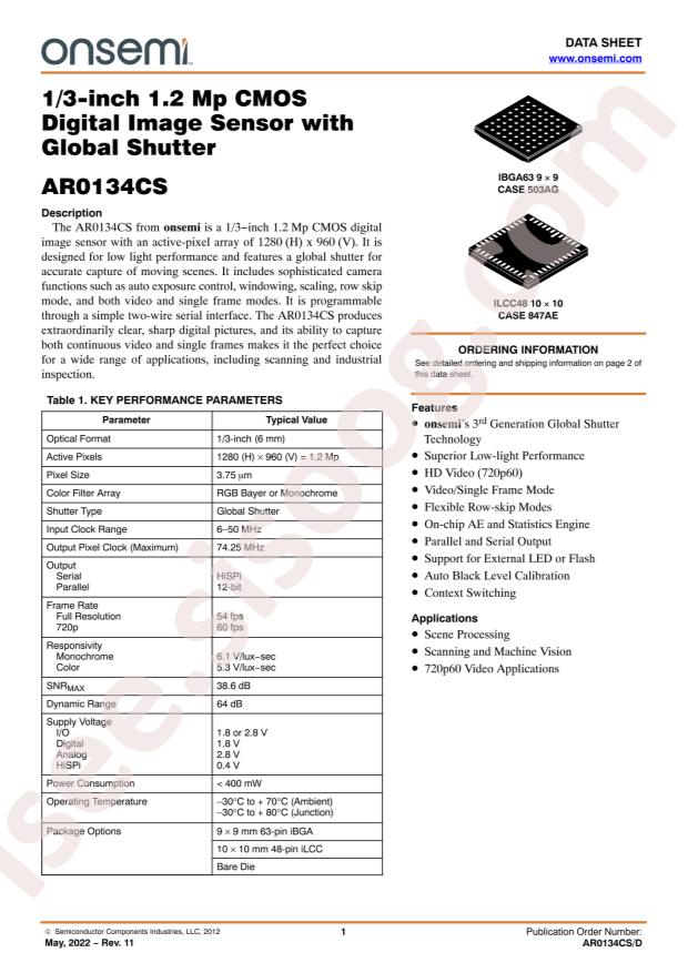 AR0134CSSM25SUEA0-DRBR
