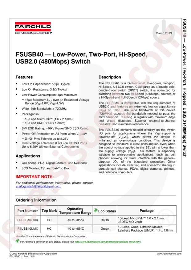 FSUSB40L10X