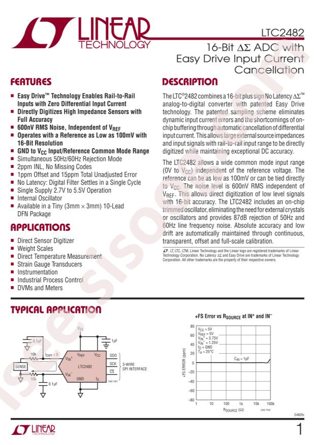 LTC2482IDD#PBF