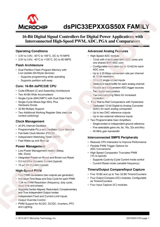 dsPIC33EP32GS502-I/MM