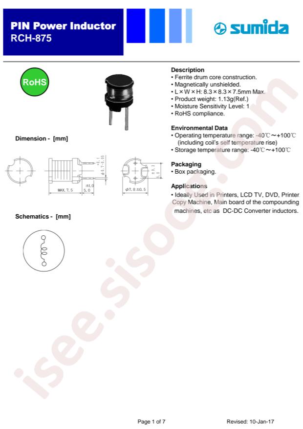 RCH875NP-821K