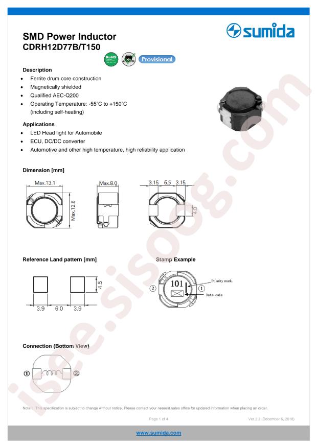 CDRH12D77BT150NP-330MC