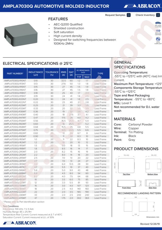 AMPLA7030Q-R68MT