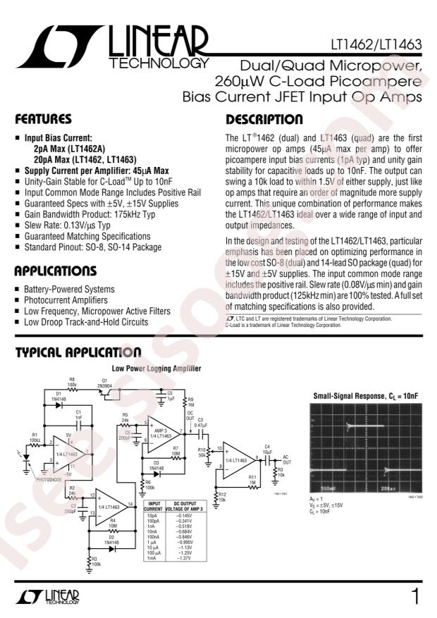 LT1462CS8#PBF
