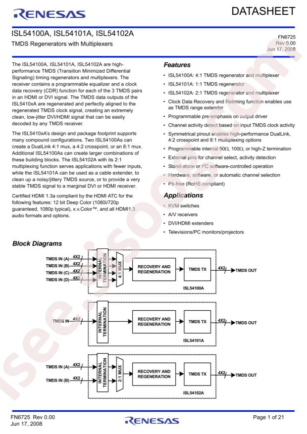ISL54100ACQZ