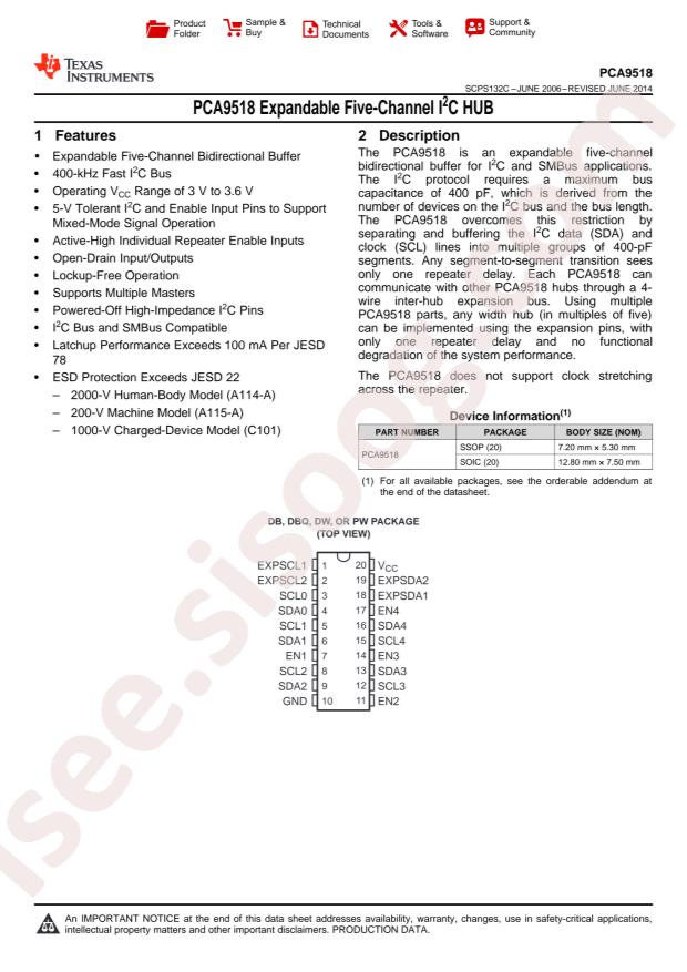 PCA9518DBR
