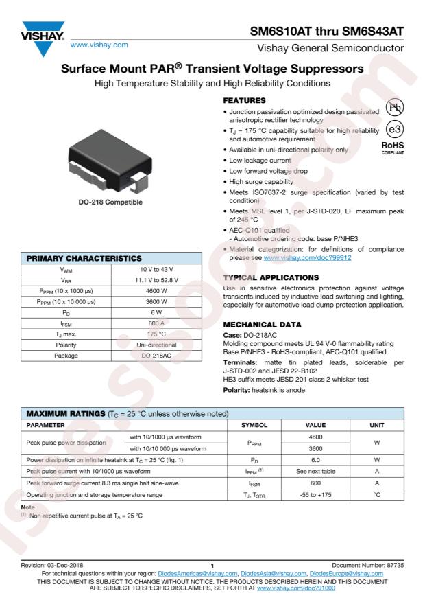 SM6S14ATHE3/I
