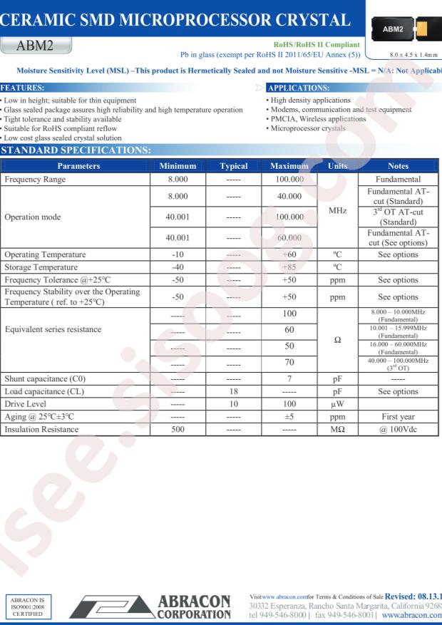 ABM2-25.000MHZ-D4Y-T