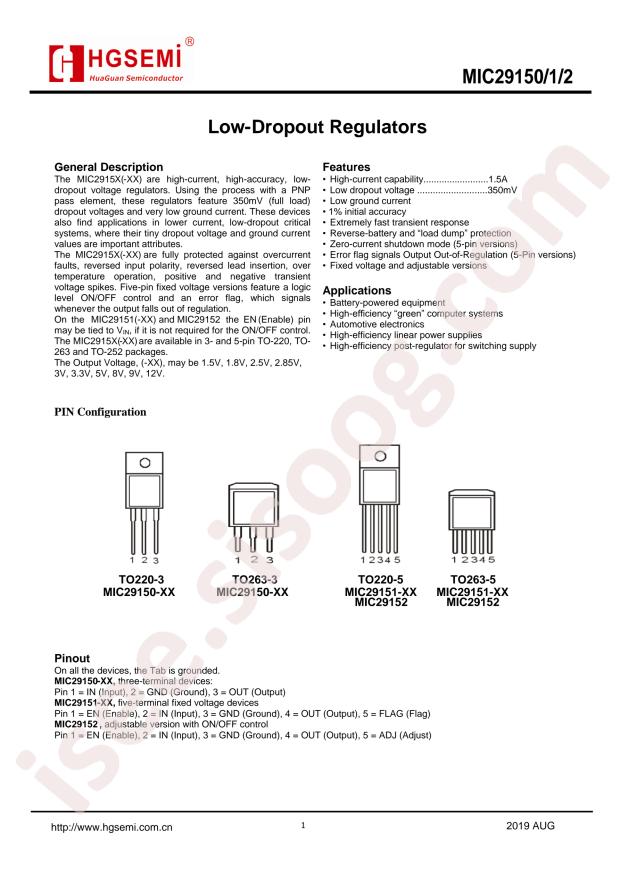 MIC29151S-5.0/TR