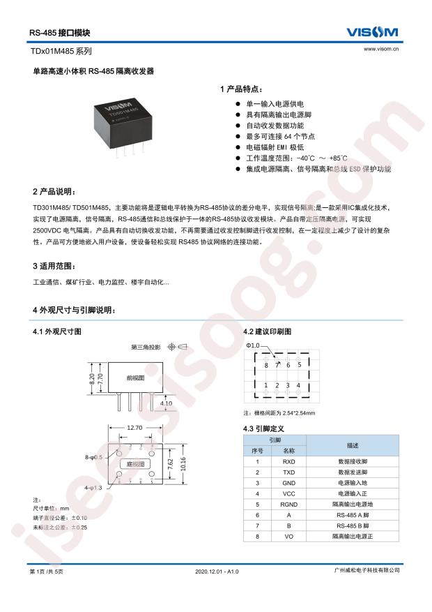TD301M485