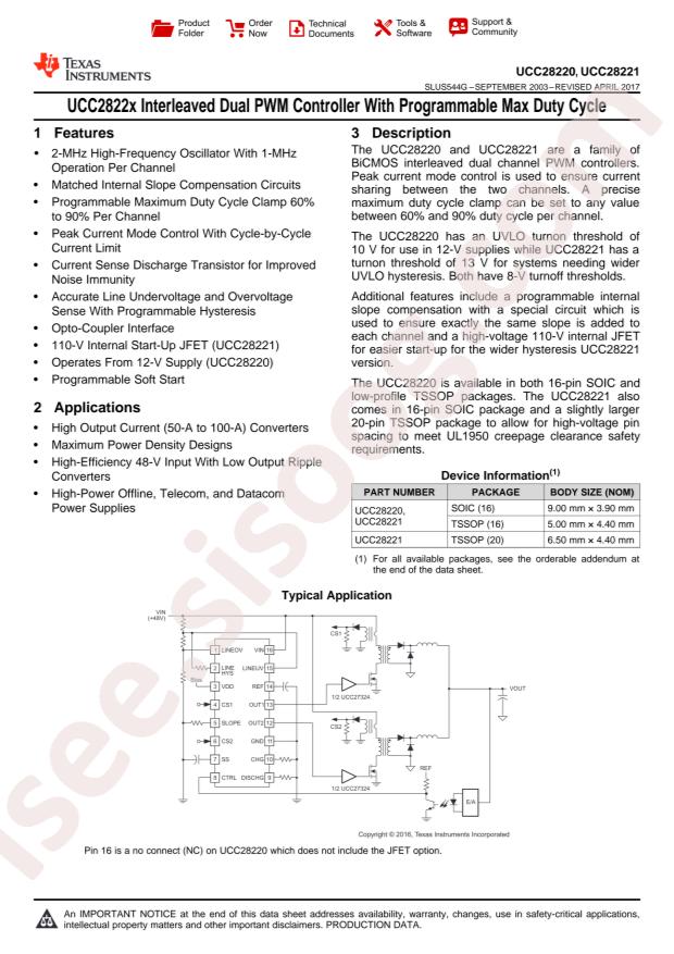 UCC28220D