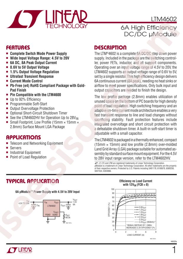 LTM4602IV#PBF