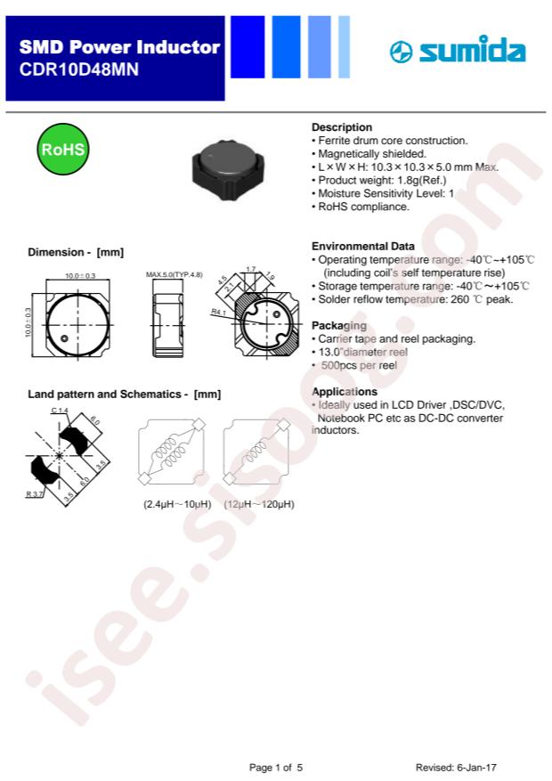 CDR10D48MNNP-100NC