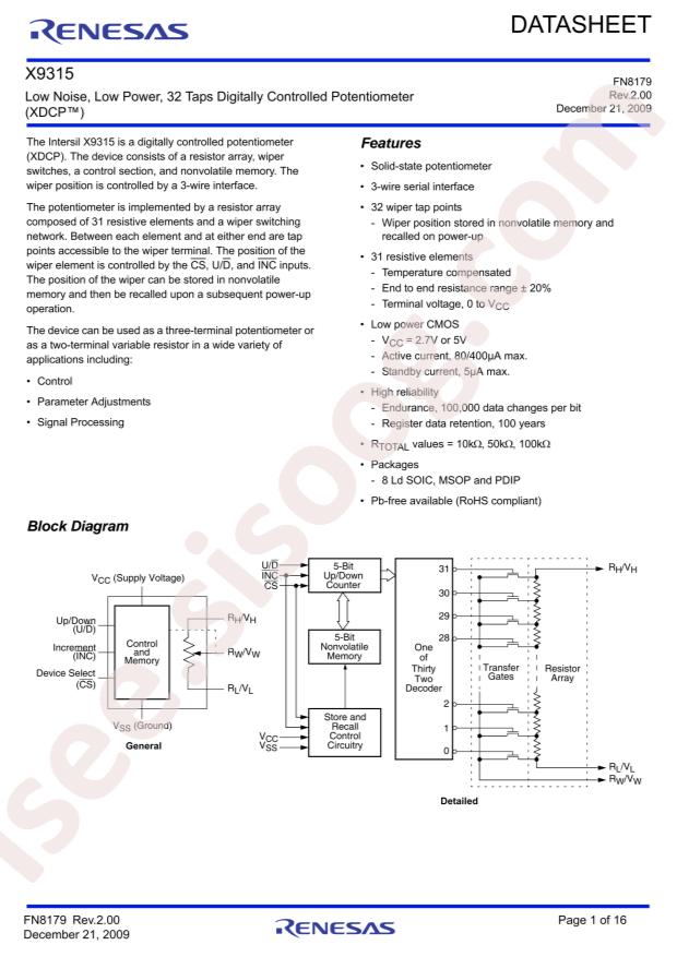 X9315TSIZ-2.7T1