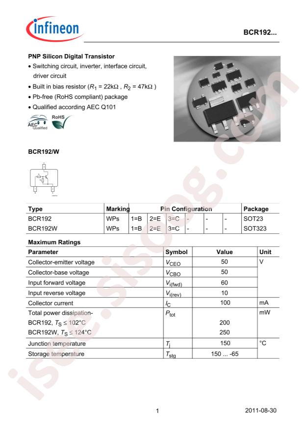 BCR 192W H6327