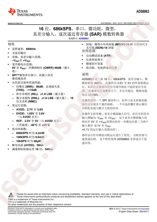 ADS8863IDGSR