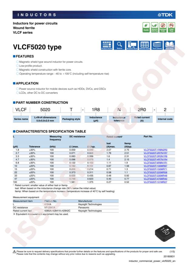 VLCF5020T-150MR71