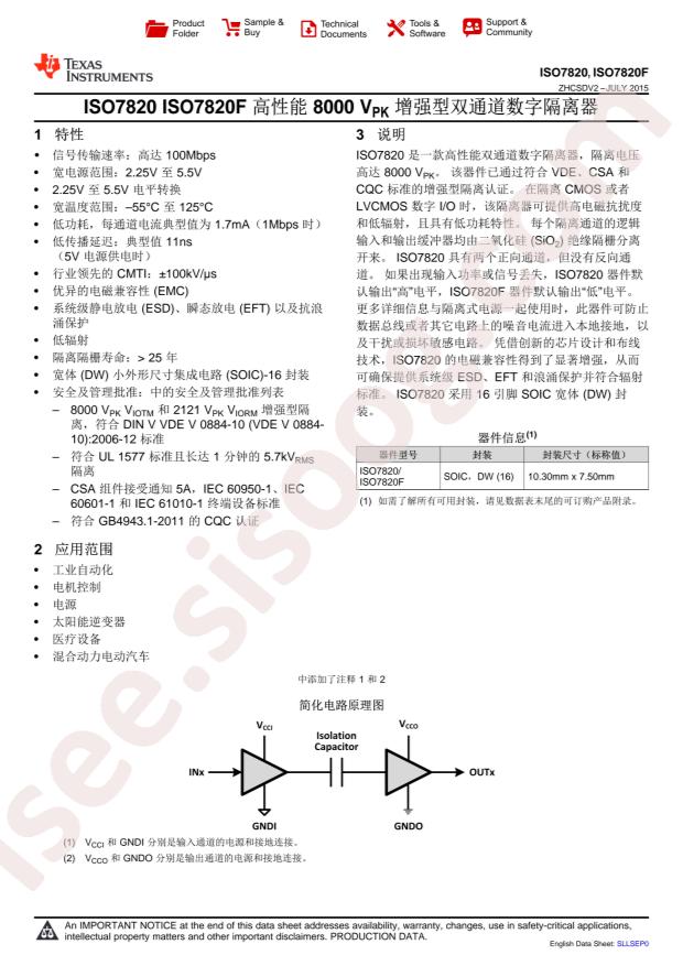 ISO7820DW
