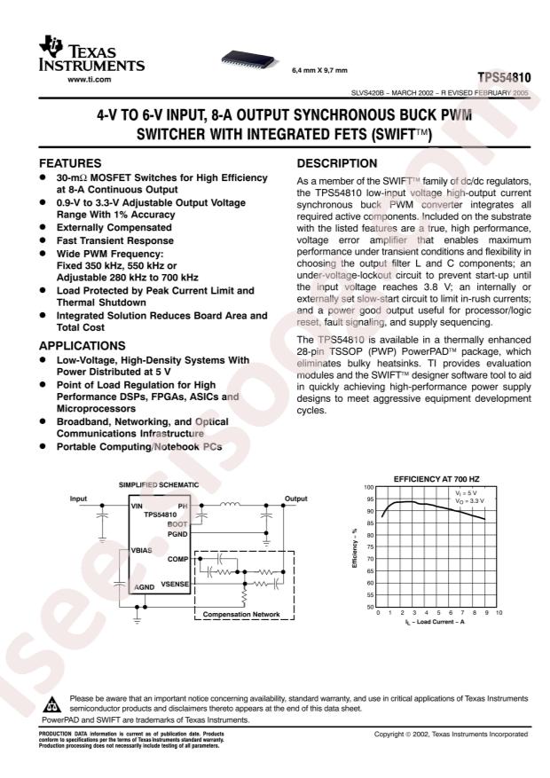 TPS54810PWPR