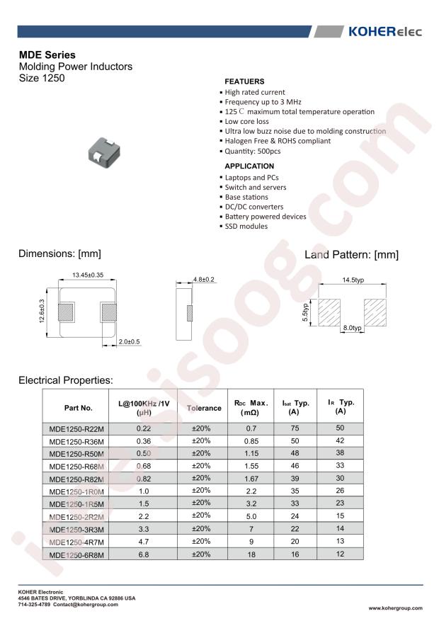 MDE1250-6R8M