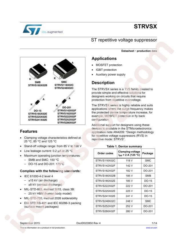 Infineon STRVS280X02F