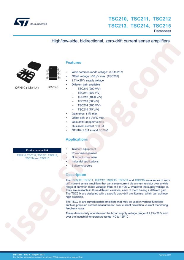 TSC213ICT