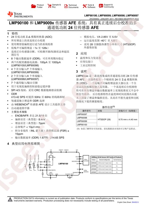 LMP90097MHE/NOPB