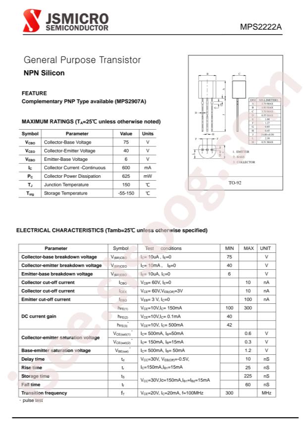 MPS2222A