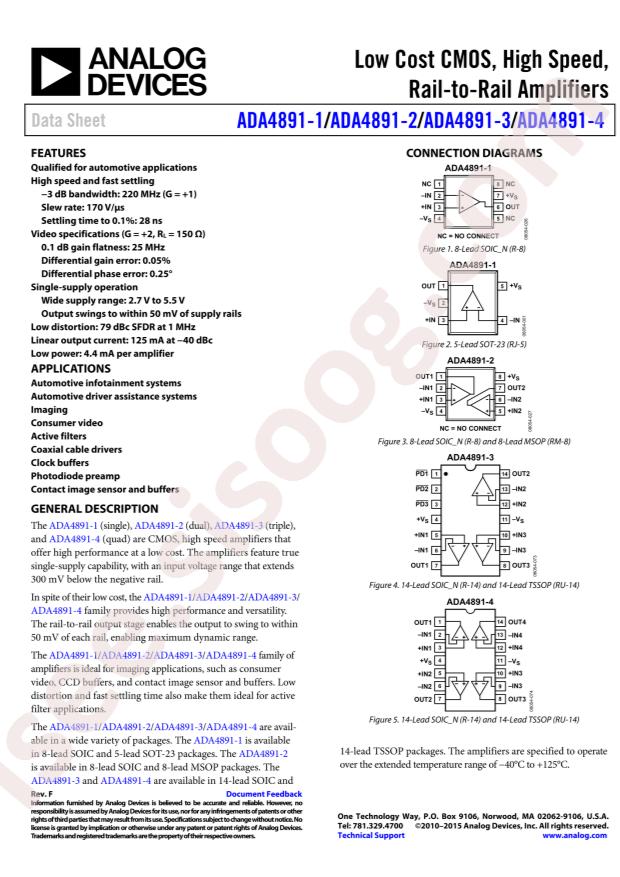 ADA4891-4ARZ-RL