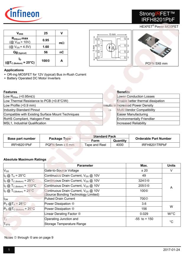 IRFH8201TRPBF
