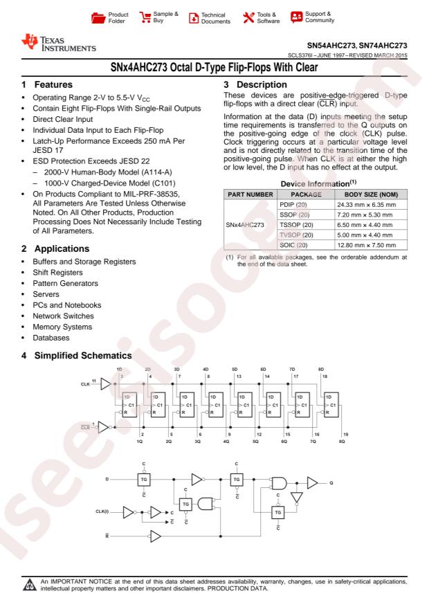 SN74AHC273PW