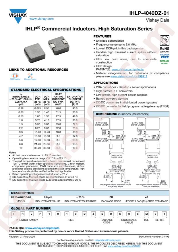 IHLP4040DZET1R5M01
