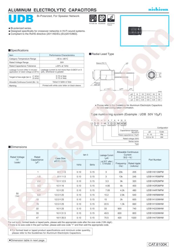 UDB1H150MHM1TO