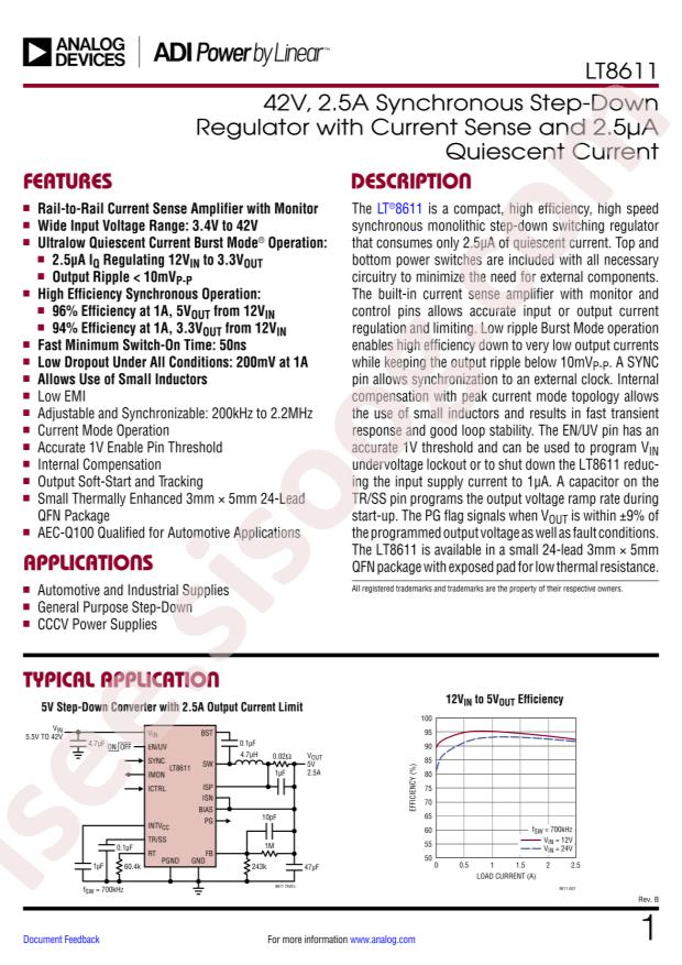 LT8611EUDD#TRPBF