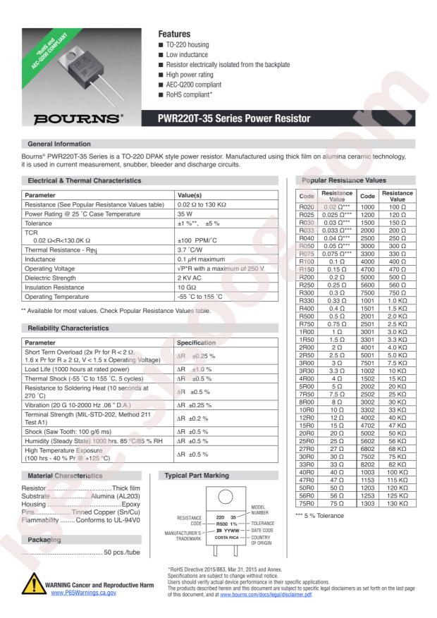 PWR220T-35-1001F