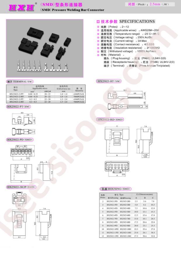 HX25023-2x12R