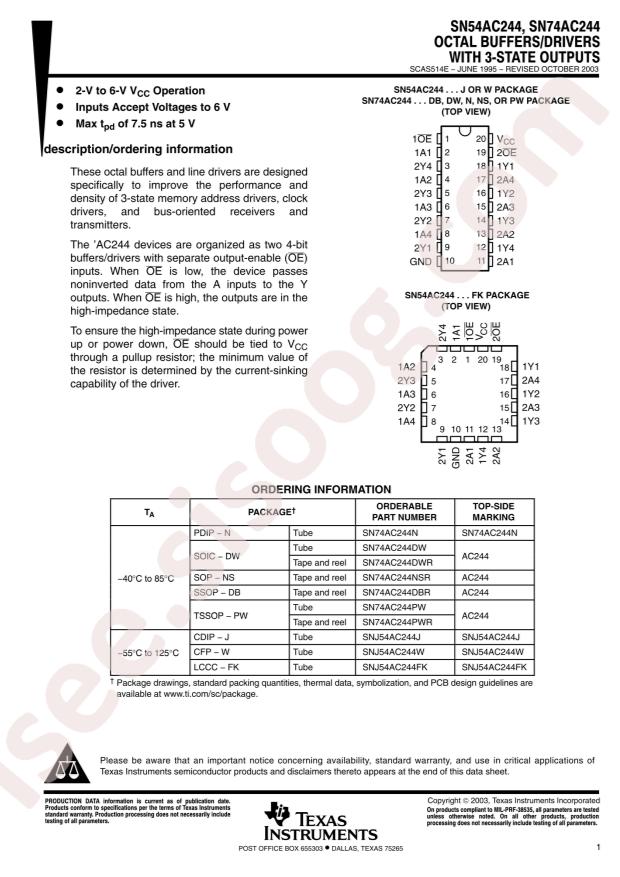 SN74AC244DWR