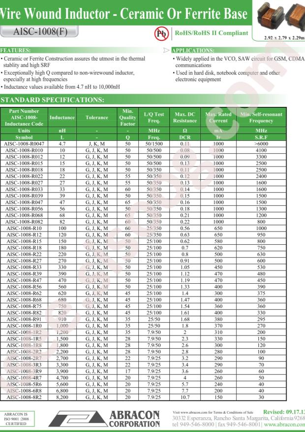 AISC-1008-R27G-T