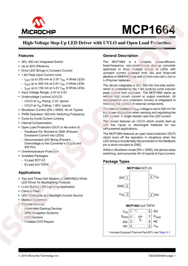 MCP1664T-E/OT
