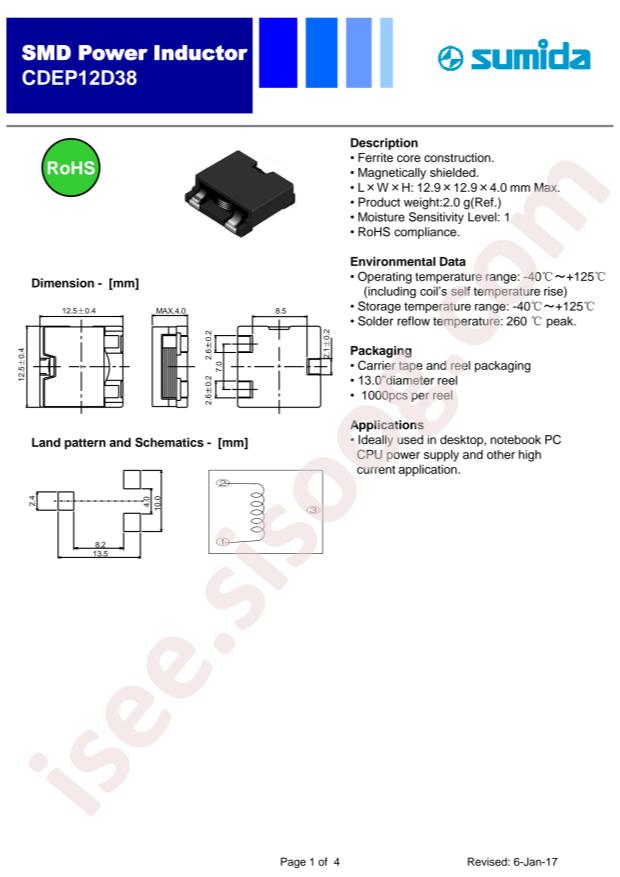 CDEP12D38NP-0R5MC-120