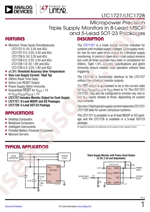 LTC1728ES5-1.8#TRPBF